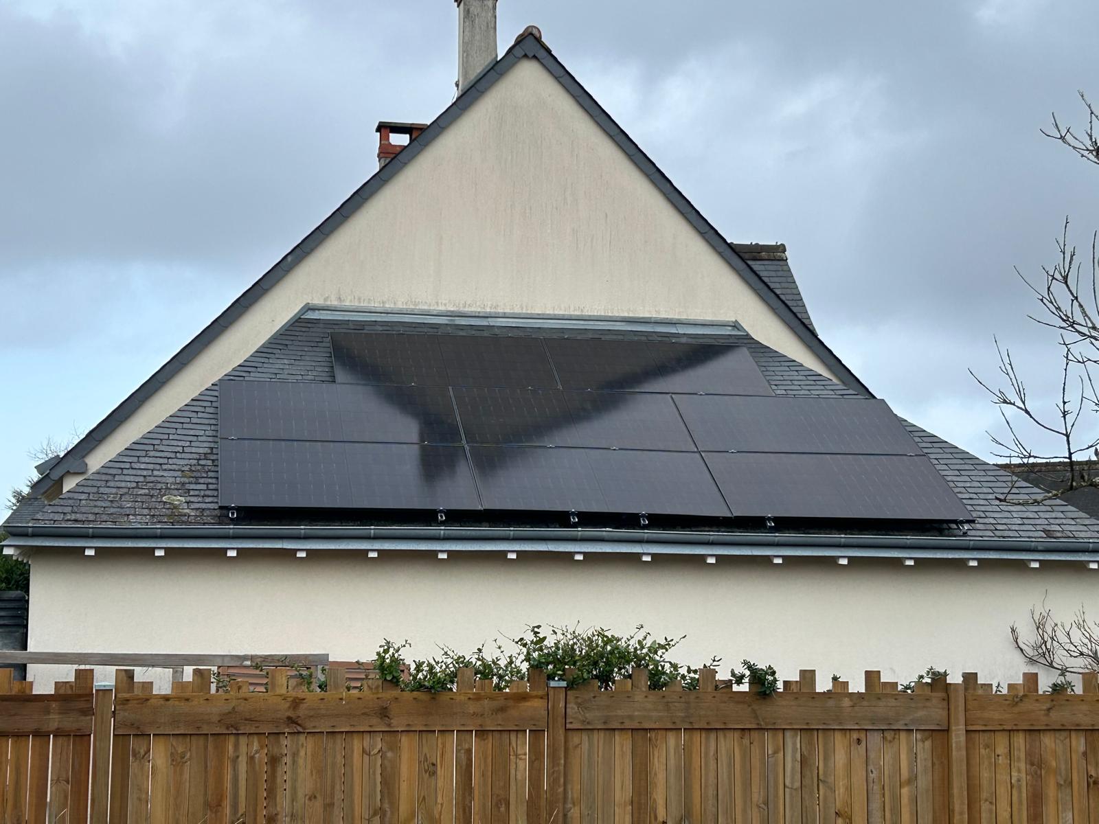 Installation photovoltaïque en toiture